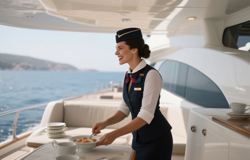 Raissa Bellini on Superyacht Stewardess Life in Daily Mail