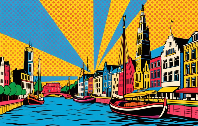 Visuele weergave van Antwerpen en Rotterdam winnen, Franse havens verliezen