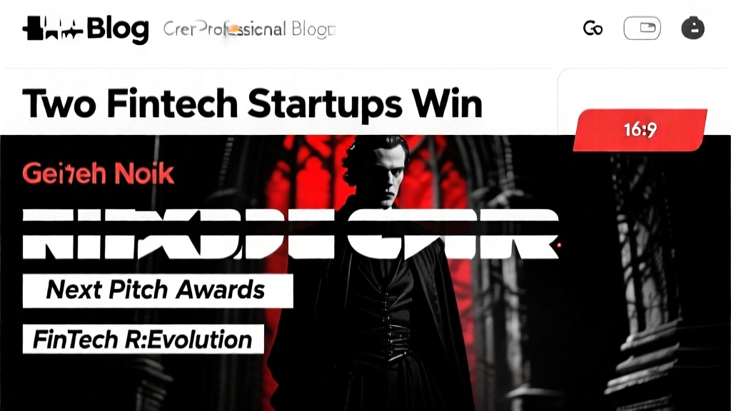 Two Fintech Startups Win Next Gen Pitch Awards at FinTech R:Evolution