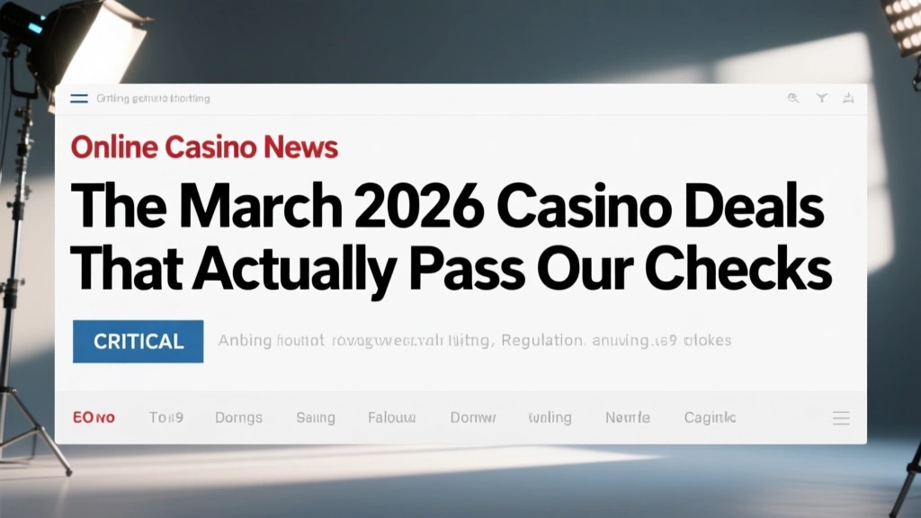 The March 2026 Casino Deals That Actually Pass Our Checks