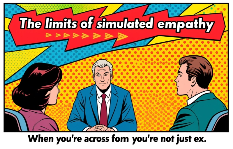 Visual representation of Why AI can't replace real therapists