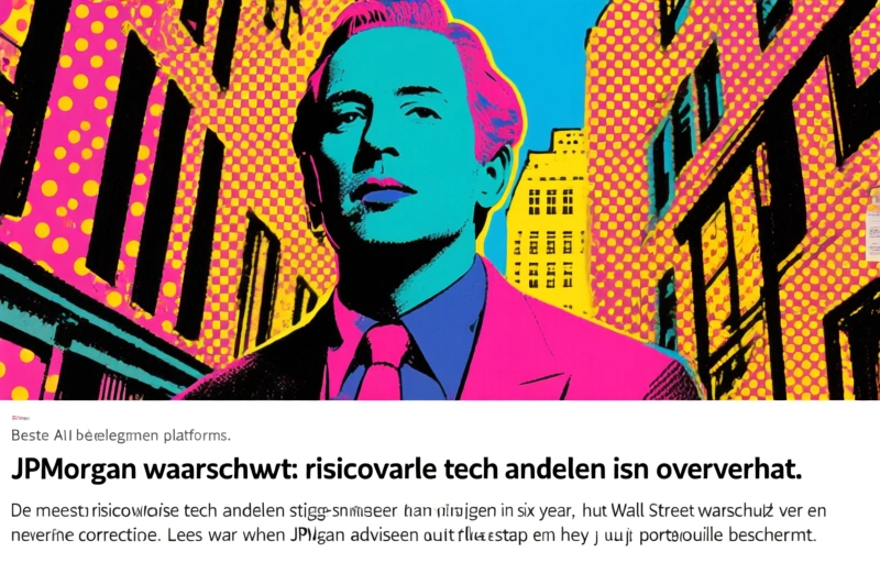 JPMorgan waarschuwt: risicovolle tech aandelen zijn oververhit