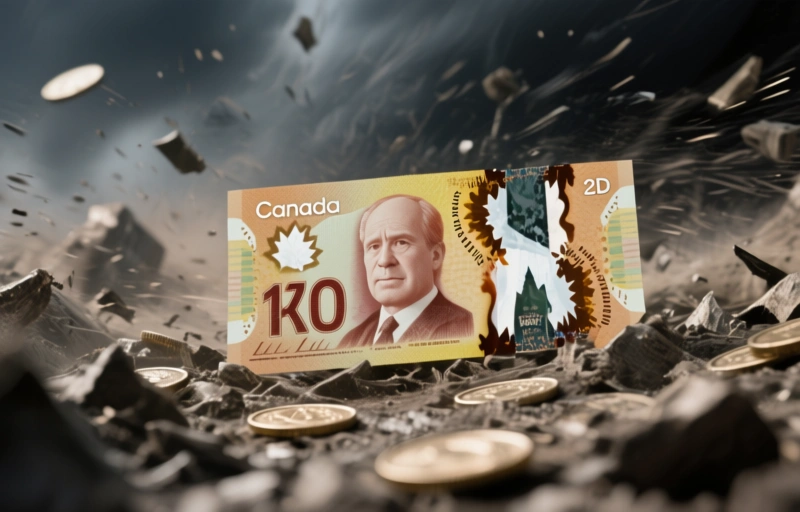 Visual representation of Canadian Dollar in Geopolitical Turmoil