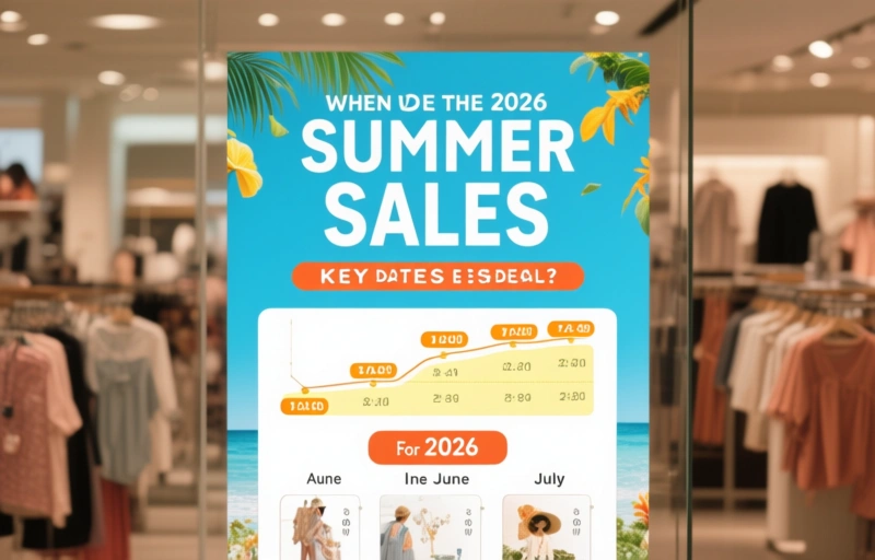 Visual representation of Summer Sales 2026