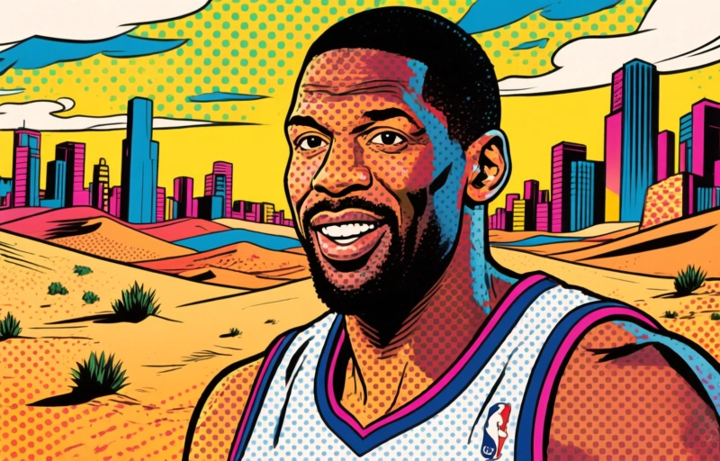 Visuelle Darstellung von Magic Johnson plant NBA-Team für Las Vegas