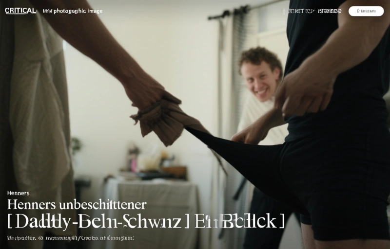 Henners unbeschnittener Daddy-Schwanz: Ein Blick
