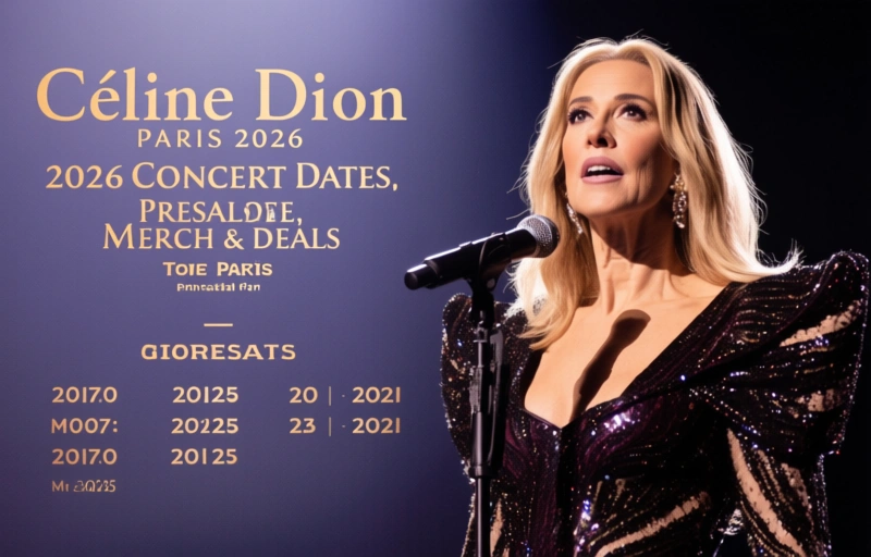 Visual representation of Céline Dion Paris 2026