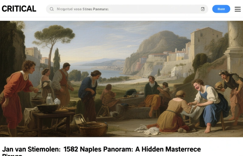 Jan van Stinemolen's 1582 Naples Panorama: A Hidden Masterpiece