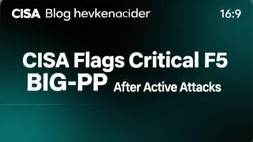 CISA Flags Critical F5 BIG-IP Flaw After Active Attacks