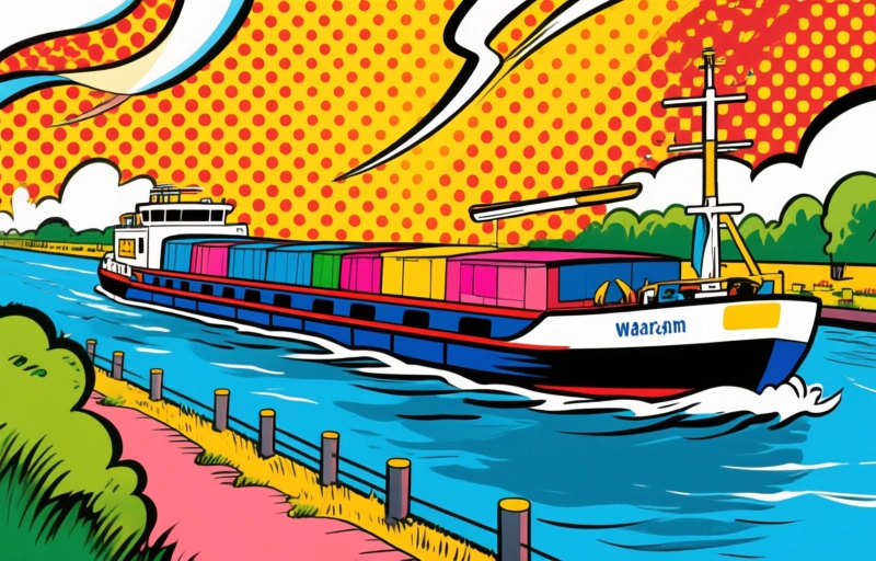 Visuele weergave van Vlaams Actieplan Binnenvaart