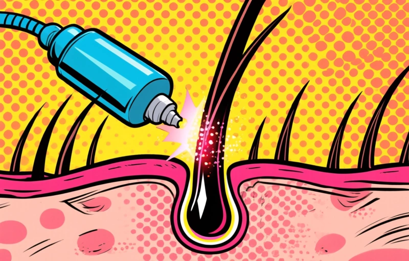 Visual representation of Laser Hair Removal