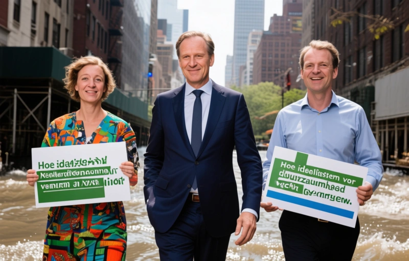 Visuele weergave van Hoe idealisten het systeem voor duurzaamheid veranderen