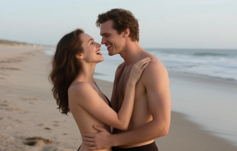 Kane Fox und Dex Devall: Romantischer Sex am Strand