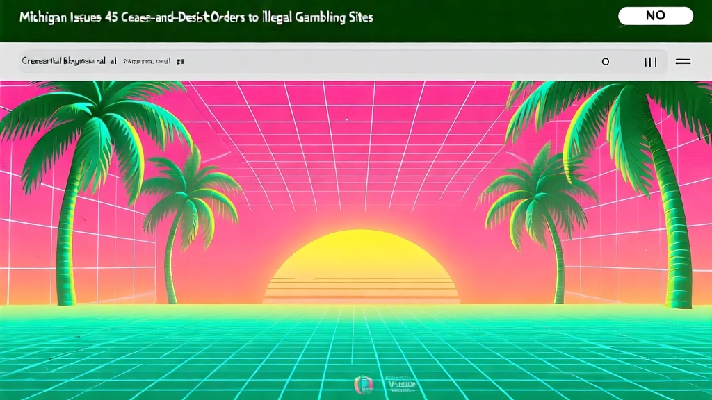 Michigan Issues 45 Cease-and-Desist Orders to Illegal Gambling Sites