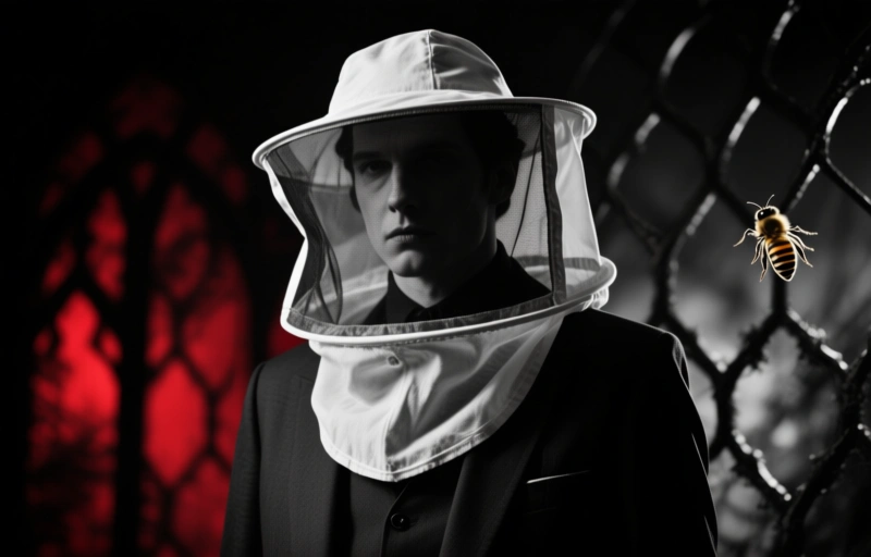 Detachable Beekeeping Veil: Fencing Style & Universal Fit