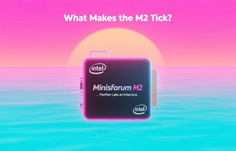 Visual representation of Minisforum M2 Mini PC With Intel Panther Lake Hits Shelves