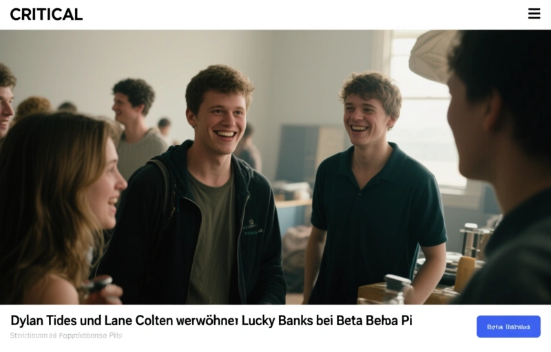 Dylan Tides und Lane Colten verwöhnen Lucky Banks bei Beta Beta Pi
