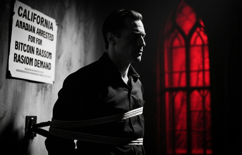 California Man Arrested for Bitcoin Ransom Demand