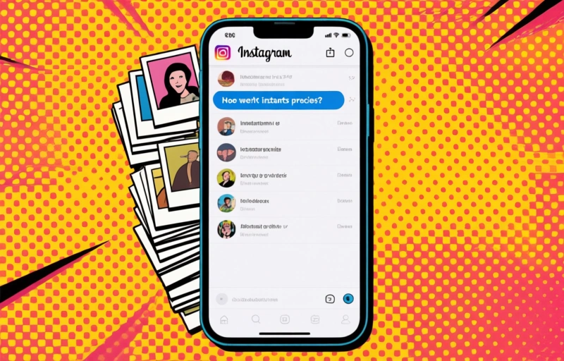 Visuele weergave van Instagram Instants