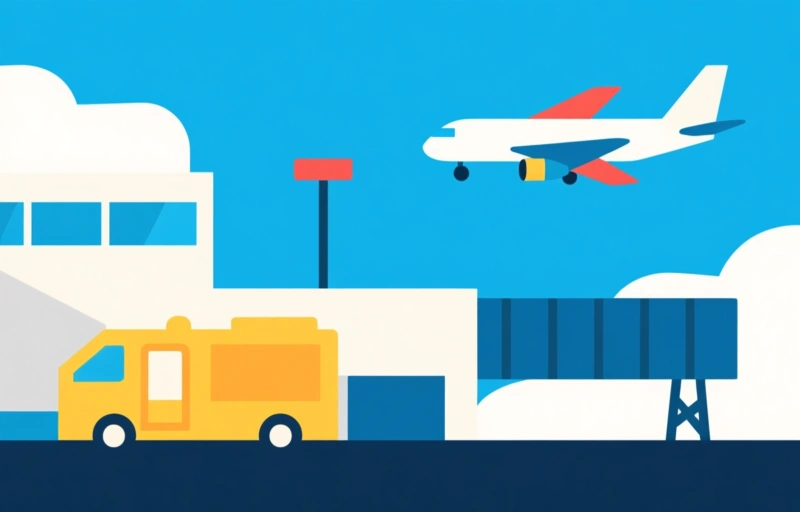 Visual representation of Koud weer veroorzaakt brandalarm en grondstop op Orlando Airport