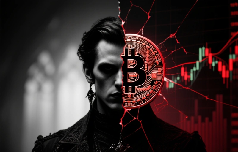 Visual representation of Bitcoin Market Splits