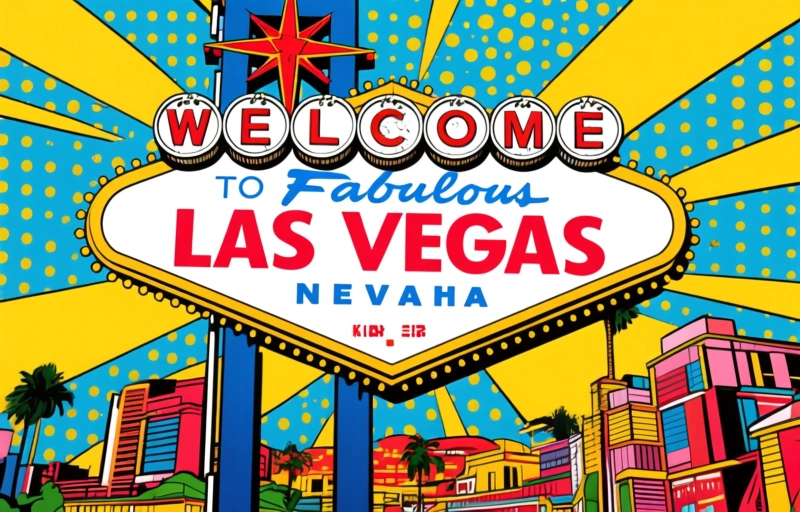 Visuelle Darstellung von Las Vegas Bewohner zu Trumps Iran-Strategie und Wirtschaftssorgen