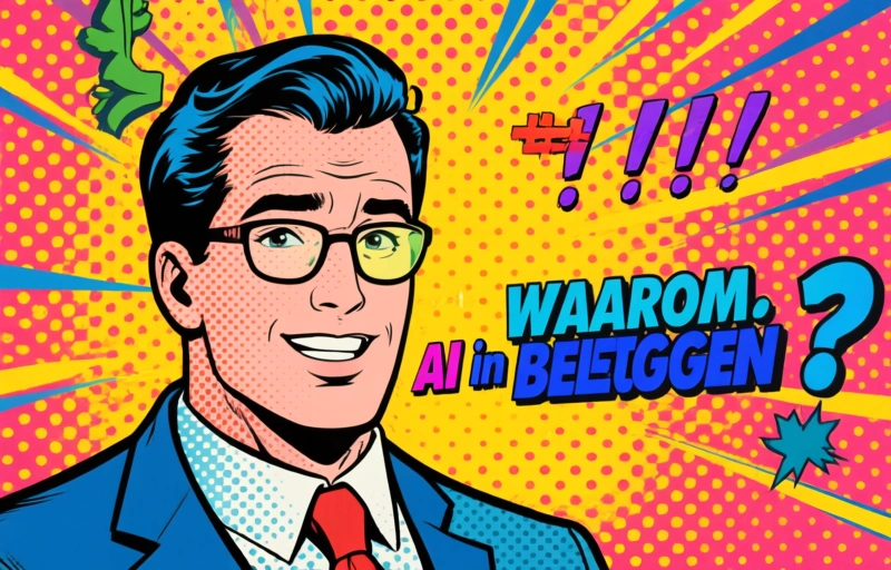 Visuele weergave van AI-beleggen