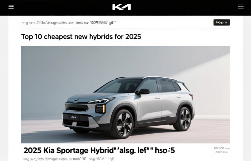Top 10 cheapest new hybrids for 2025