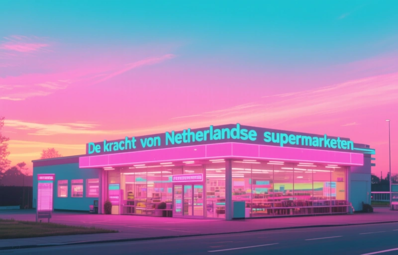 Visuele weergave van Supermarkten in Nederland