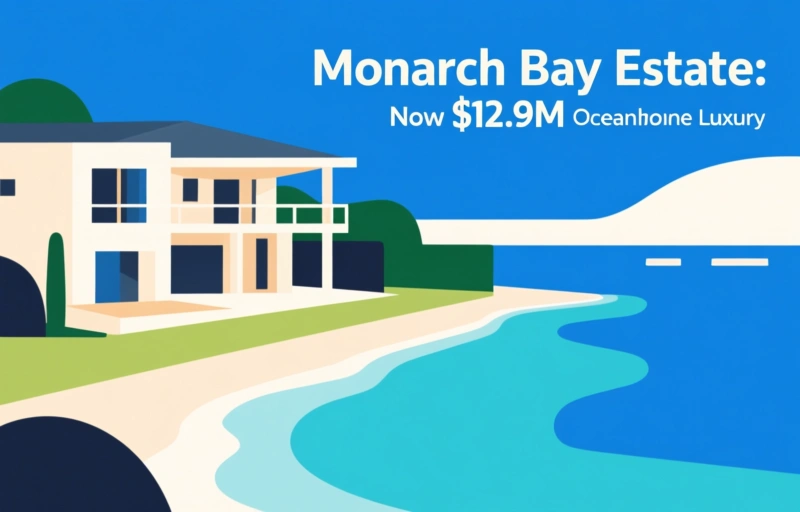 Monarch Bay Estate: Now $12.9M for Oceanfront Luxury