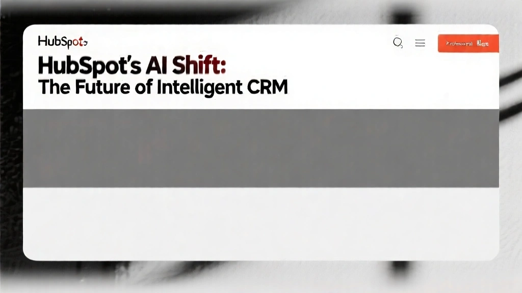 HubSpot's AI Shift: The Future of Intelligent CRM