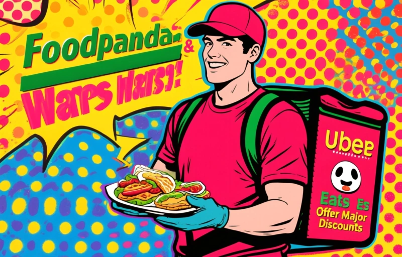 Food Delivery Wars: foodpanda & Uber Eats Offer Major Discounts