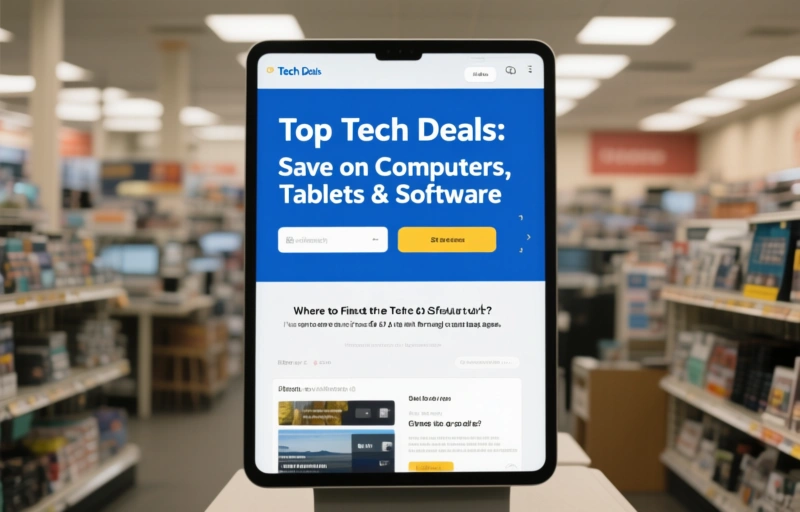 Visual representation of Top Tech Deals