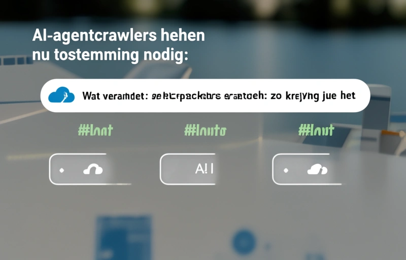Visuele weergave van AI-agentcrawlers hebben nu toestemming nodig