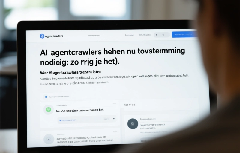 Visuele weergave van AI-agentcrawlers hebben nu toestemming nodig