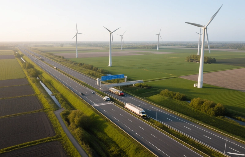 Visuele weergave van Waarom windenergie op land stagneert in 2025
