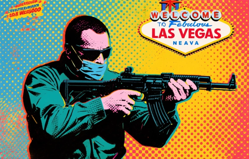 Detenido sospechoso armado tras asedio en Las Vegas