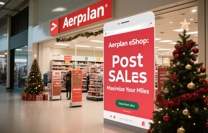 Visual representation of Post-Christmas Sales at Aeroplan eShop