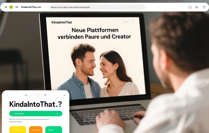 Visuelle Darstellung von Neue Plattformen verbinden Paare und Creator
