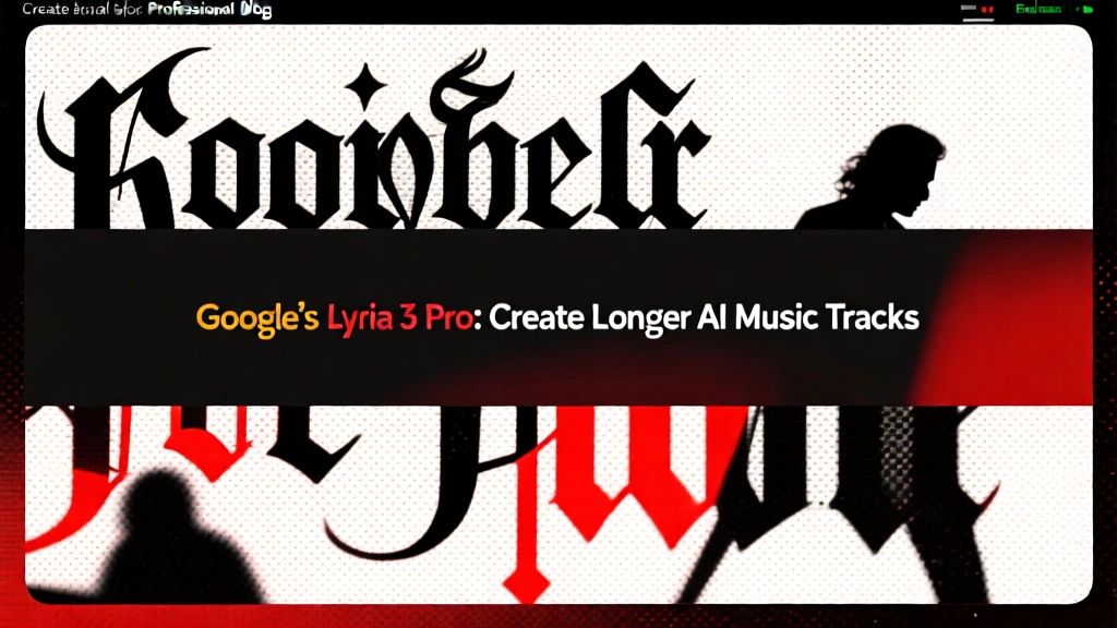 Google's Lyria 3 Pro: Create Longer AI Music Tracks