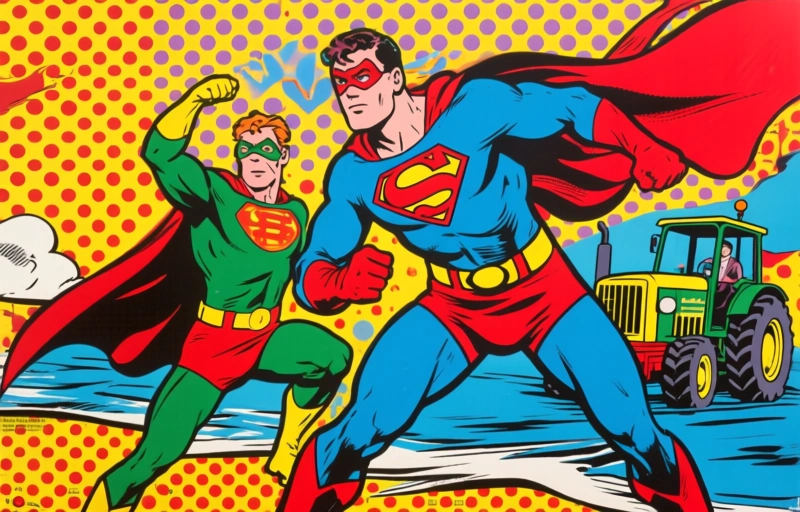 Superhelden in actie: Kai en Joep redden de dag met trekker en zeem