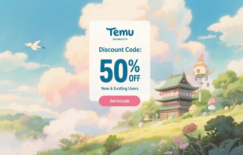 Temu Discount Code: Get 50% Off for New & Existing Users