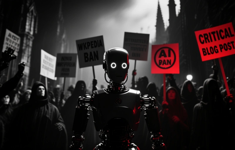 AI Bot Protests Wikipedia Ban with Critical Blog Post