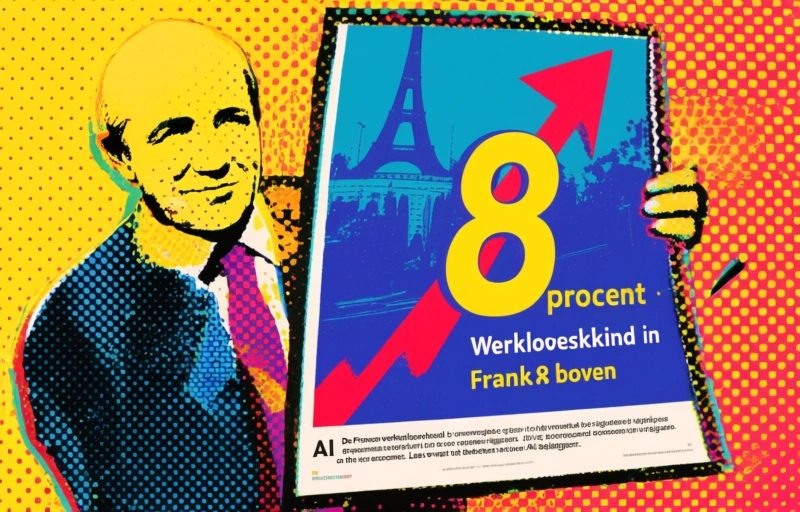 Werkloosheid in Frankrijk stijgt boven 8 procent