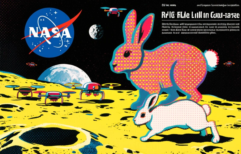 NASA's Rabbit-Like Drones to Scout Moon Base Site
