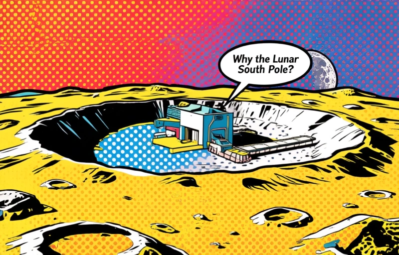 Visual representation of NASA's Rabbit-Like Drones to Scout Moon Base Site