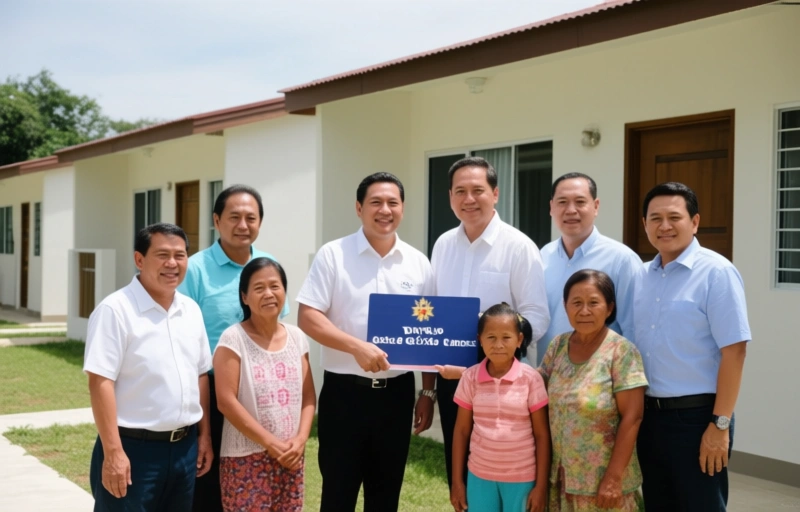 Visual representation of Davao Families Get First Homes
