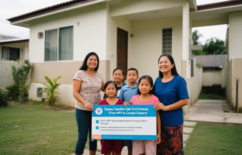 Visual representation of Davao Families Get First Homes