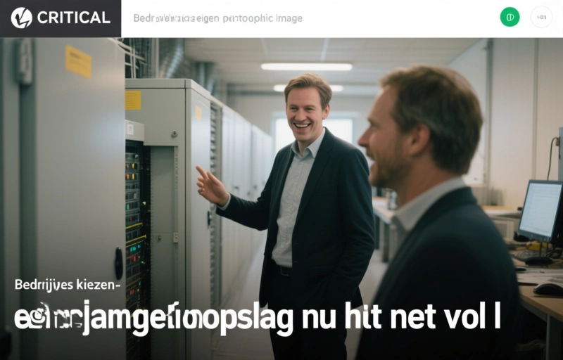 Bedrijven kiezen eigen stroomopslag nu het net vol is