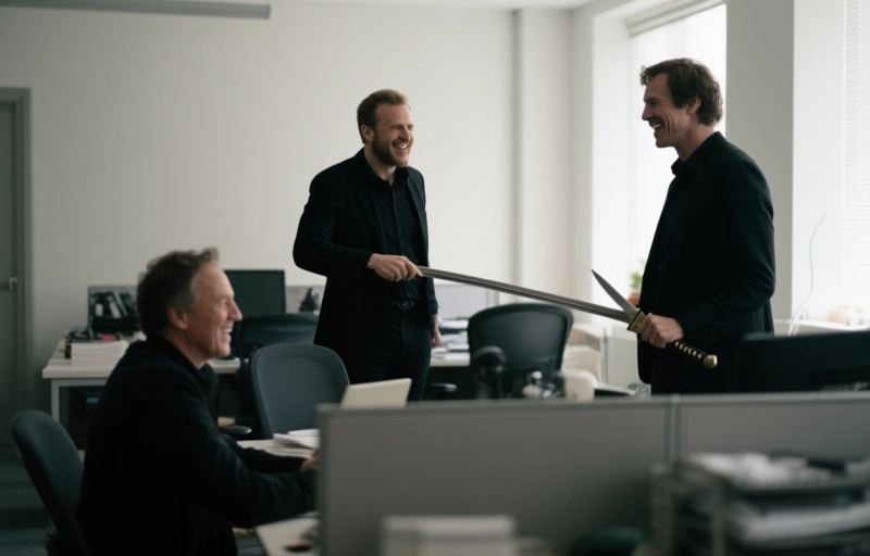 Matthew Anders und Erik Thrust: Ein heisser Büro-Moment bei Naked Sword